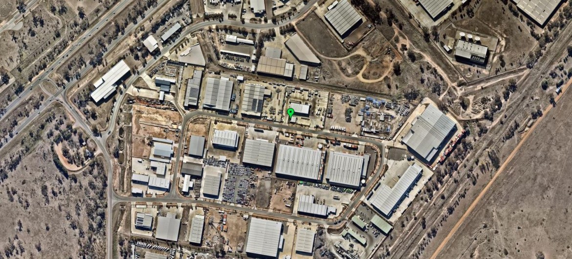 Bird's Eye View of Ausco Hire Yard in Canberra