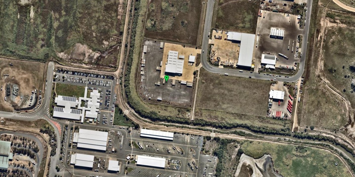 Bird's Eye View of Ausco Hire Yard in Mackay