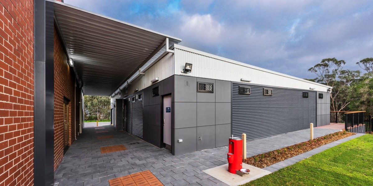 Exterior of Sports Club Change Rooms