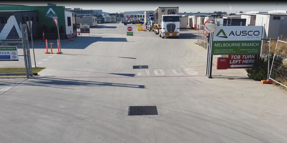 Front Gate of Ausco Hire Yard in Melbourne