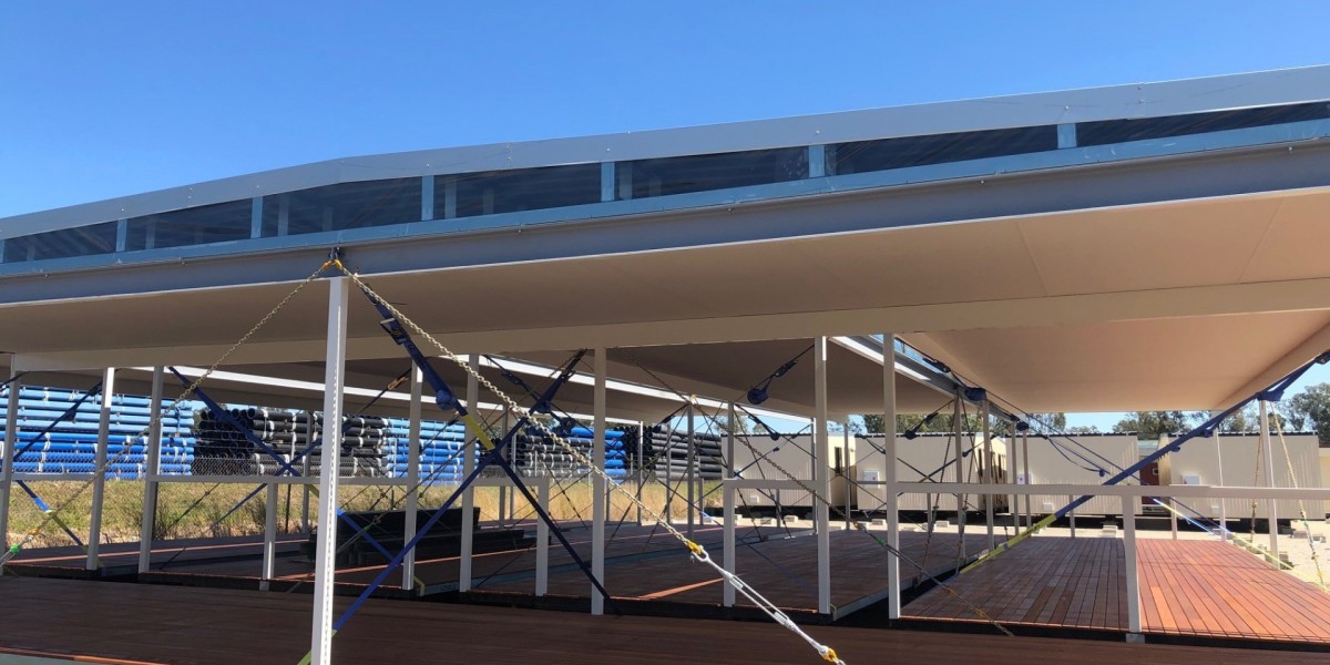 Large decks will offer workers shade 