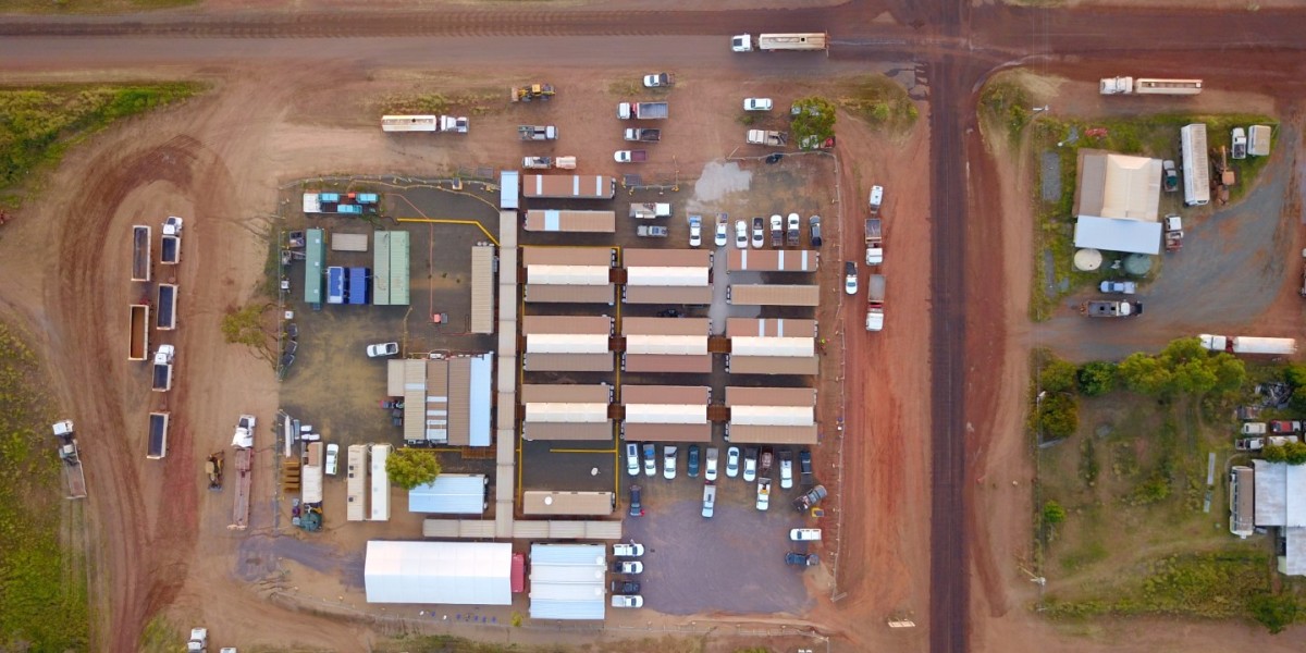 Bird's Eye View of Mining Camp in Mt Coolon