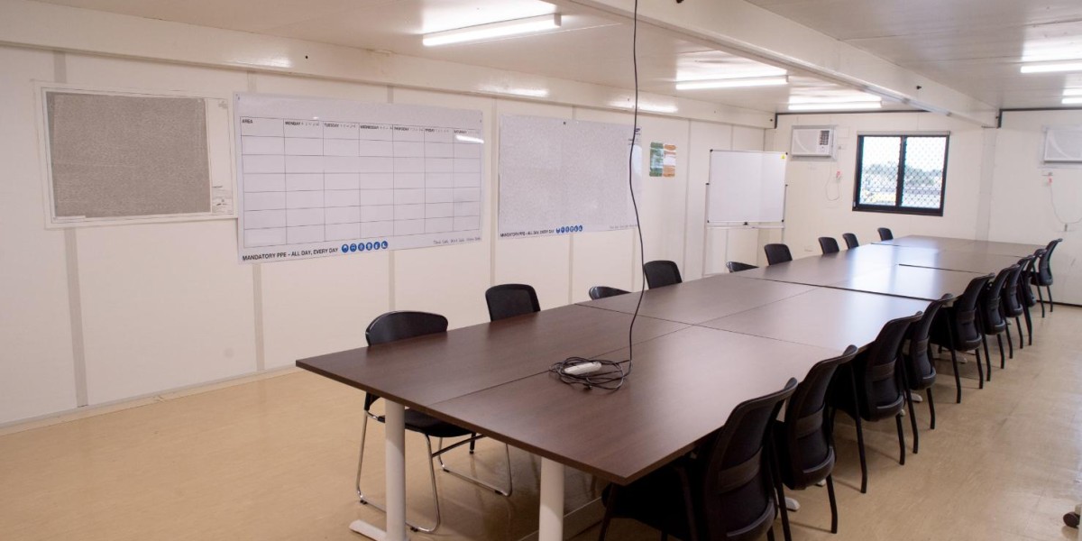 Temporary site office and meeting space