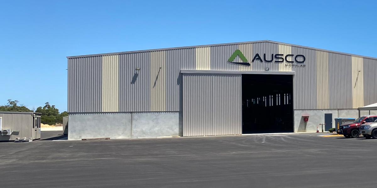 Ausco Modular's factory in East Rockingham Perth