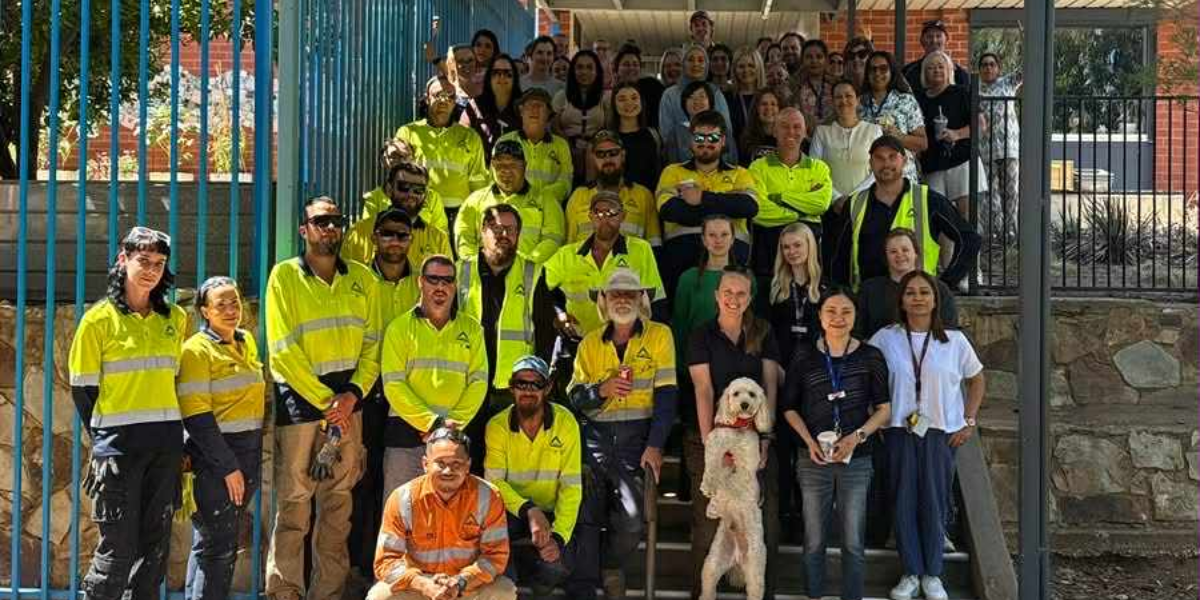 Ausco & Elizabeth Downs Primary School teams