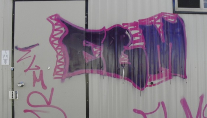 Building Renter Protection Graffiti