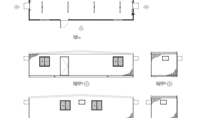 Ausco Commercial Office 12.0 x 3.0m