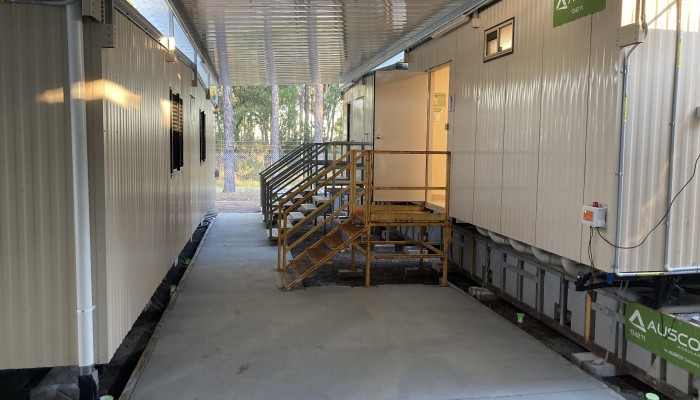 Ausco Buildings, Coverflex, Steps and Waste Tanks