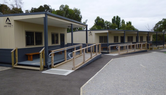 Ausco Modular Multipurpose Buildings Site Set up