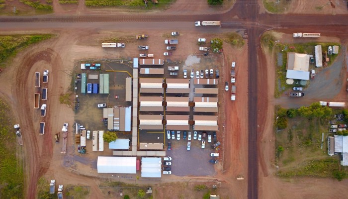 Ausco Modular Camp Aerial Photo