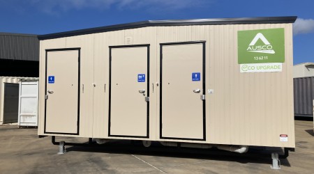 Eco Upgrade Male and Female Ablution Block with Unisex Shower 6.0m x 3.0m