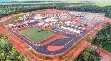 Amrun Village, 40 kilometres south of Weipa on the Cape York Peninsula in Far North Queensland.