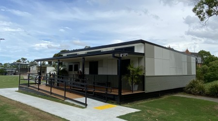 Contemporary facilities for school's new uniform shop