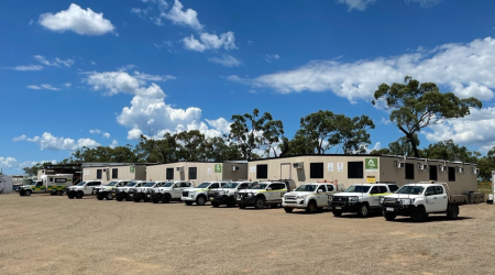 Lotus Creek Wind Farm Renewables temporary modular facility