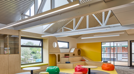 Internal shared space at Highgate Primary School