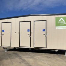 Eco Upgrade Male and Female Ablution Block with Unisex Shower 6.0m x 3.0m