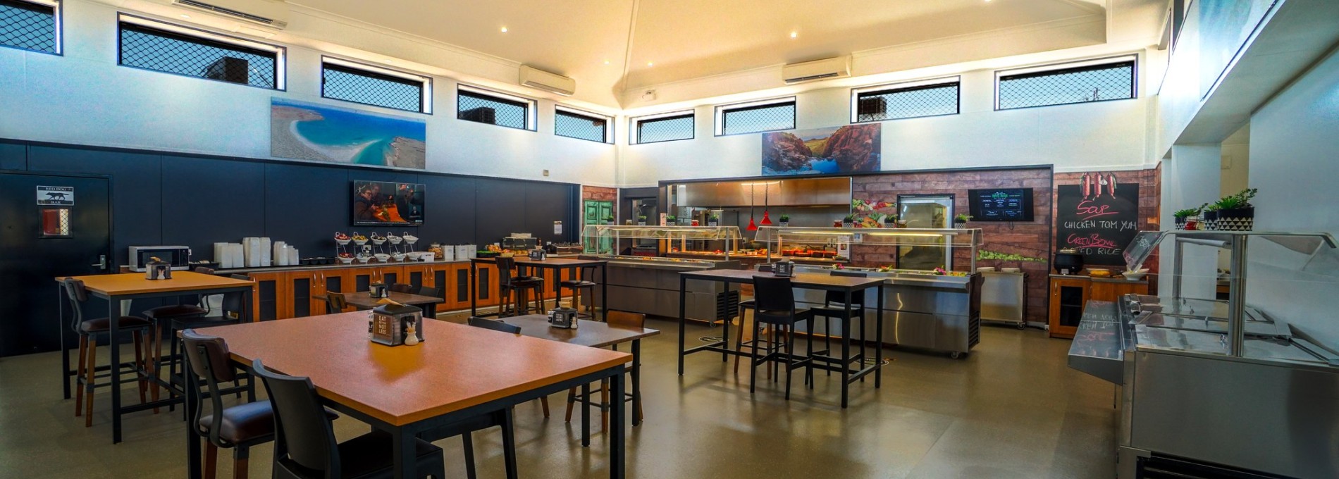 Interior of Lunch Room Facility in Karratha