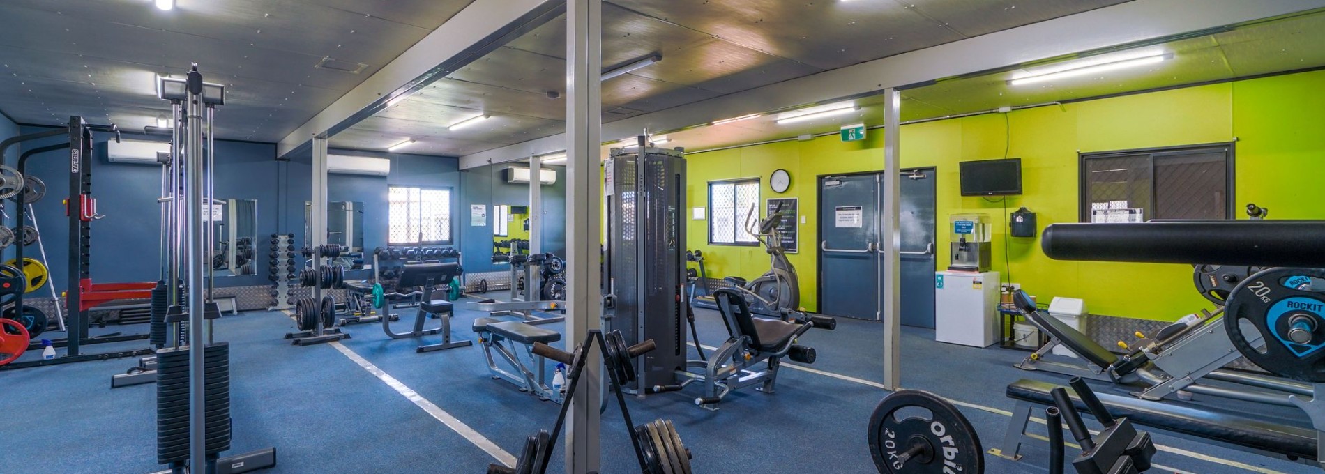 Interior of Gym Facilties of Karratha with Several Weight Machines