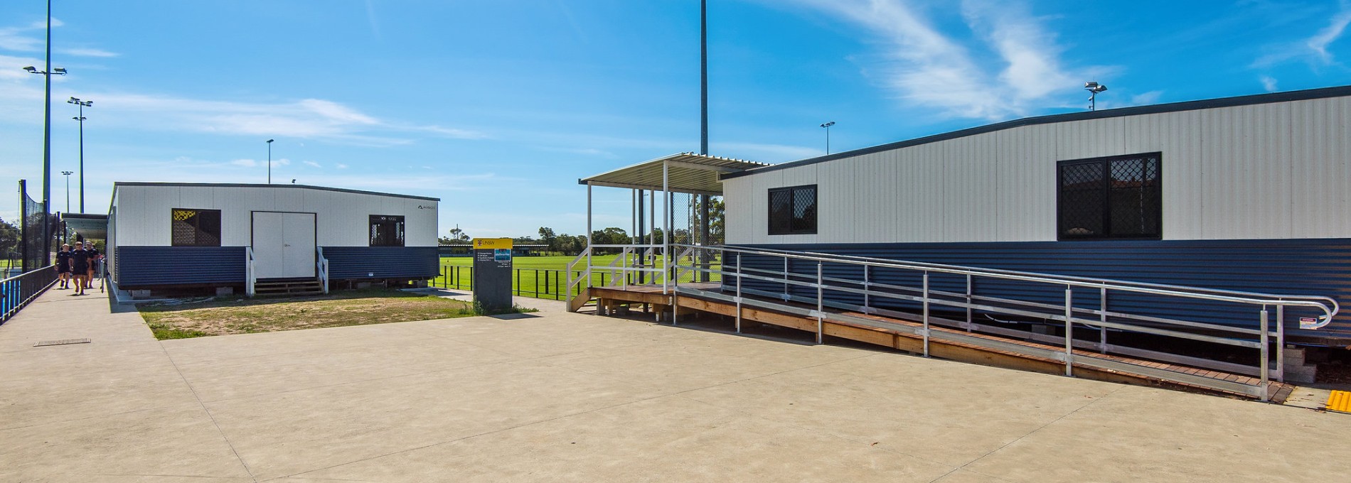 Ausco Multipurpose building as a changeroom