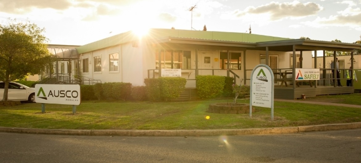 Exterior of Ausco Manufacturing Facility in Seven Hills, Sydney 