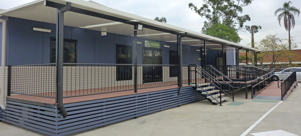 Exterior of Ausco Hire Yard in Redbank, Brisbane