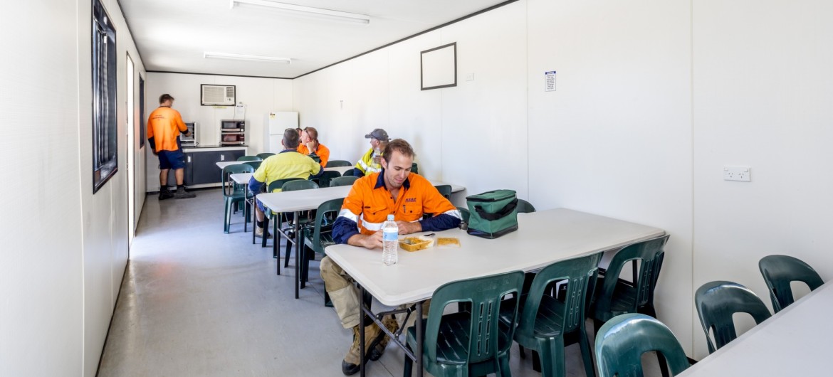 12x3 portable lunchroom from Ausco