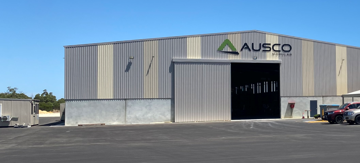 Ausco Modular's factory in East Rockingham Perth