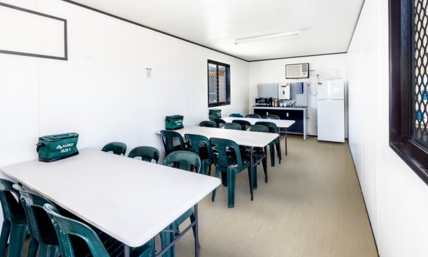 Ausco Modular furniture hire lunchroom 360 Solutions