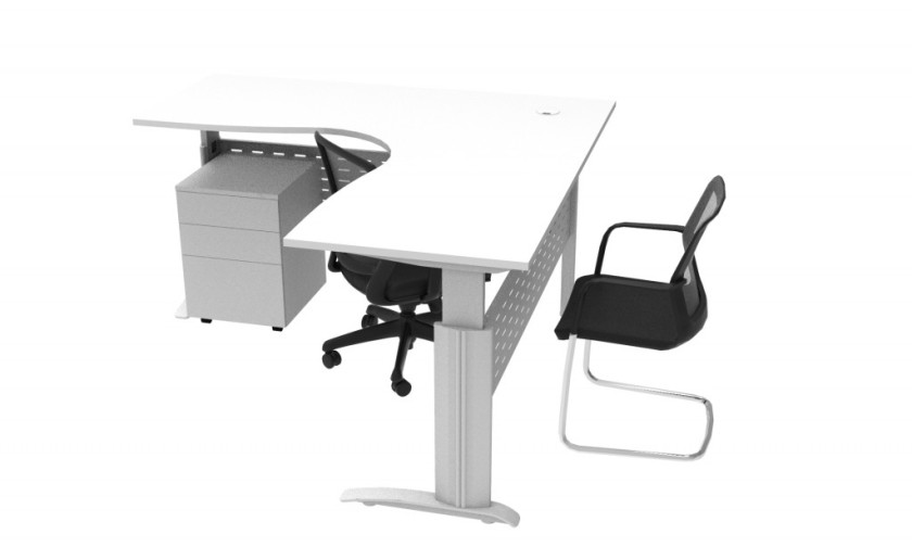 Height Adjustable Corner Workstations
