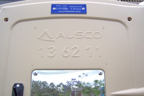 Ausco portaloo internal door