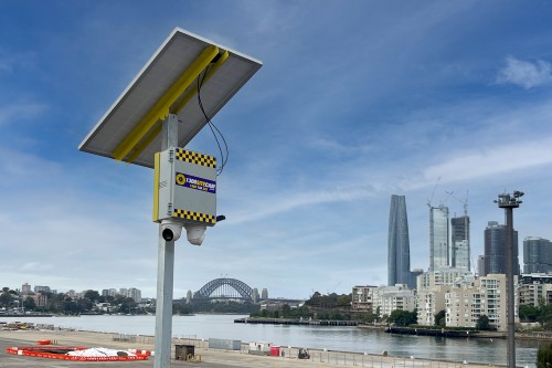 Ausco's security cameras are powered by solar panels and wifi enabled