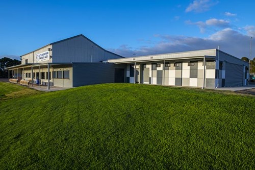 Ausco Modular changeroom integrated with existing facility